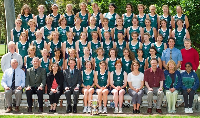 Girls Athletics Team, 2005 APS Premiers.